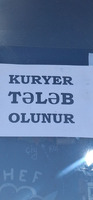 Moto-kuryer tələb olunur, Gündəlik ödəniş, Təcrübəsiz