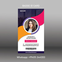 Badge və ID Card Peşəkar tədbirlər üçün