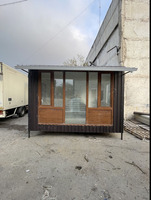 TƏCİLİ. Metal karkaslı daşına bilən kiosk/pavilon satilir