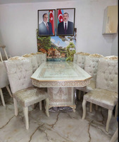 Qonaq otağı üçün, Yeni, Açılmayan, Kvadrat masa, 6 stul, Azərbaycan