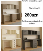 2nəfərlik yazı masası
