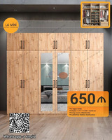 6 qapılı geyim dolabı satilir