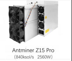 Model Antminer Zcash Miner Z15 Pro 840KSol