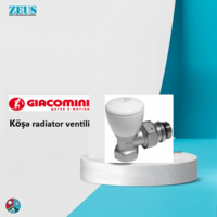 Radiator ventili Giacomini Köşə