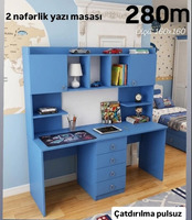 2nəfərlik yazı masası