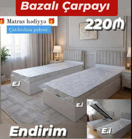 Çarpayı tək nəfərlik bazalı ucuz