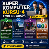 Super Komputer kursu - 4 peşə bir arada