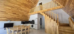 Qəbələ dağ mənzərəli A-frame villası icare - 6