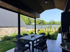 Qəbələ dağ mənzərəli A-frame villası icare - 7