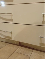 Krem rəngli komod və güzgülü üst panel dəsti - 3
