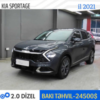MARKA-KİA  MODEL- SPORTAGE  BURAXILIŞ İLİ-2021 YÜRÜŞ-27.000Km MÜHƏRRİK-2.0 YANACAQ-DİZE