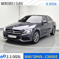 MARKA-MERCEDES  MODEL- C Class  BURAXILIŞ İLİ-2016 YÜRÜŞ-100.000 Km MÜHƏRRİK-2.2 YANACAQ-DİZEL